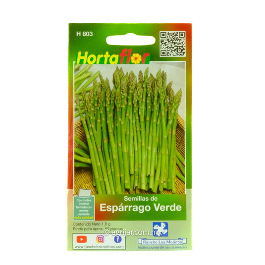 SEMILLA HORTAFLOR DE ESPARRAGO VERDE