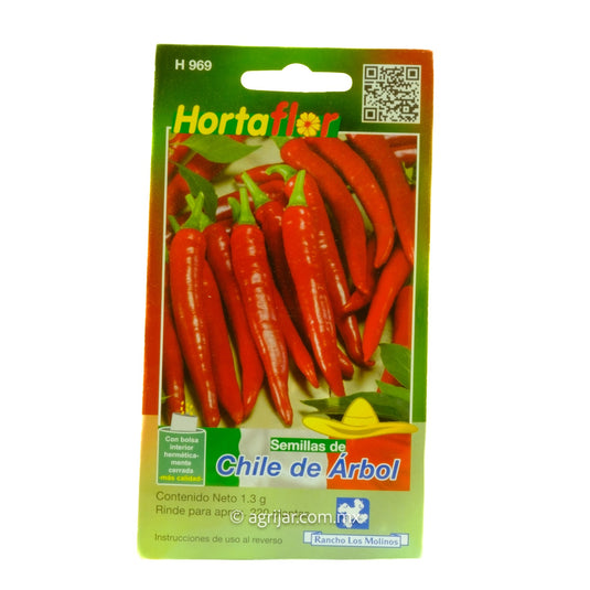 SEMILLA HORTAFLOR DE CHILE DE ARBOL