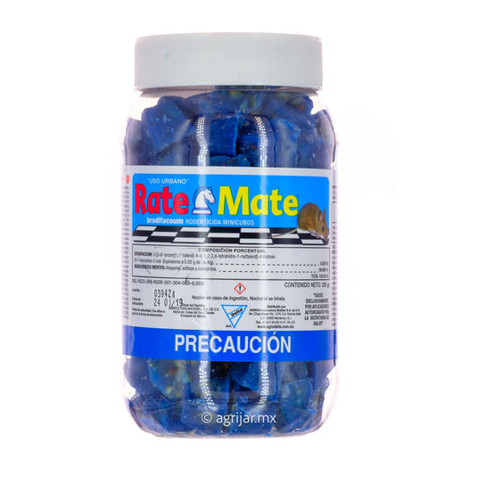 RATEMATE MINI CUBOS 250 GRAMOS (AZ)