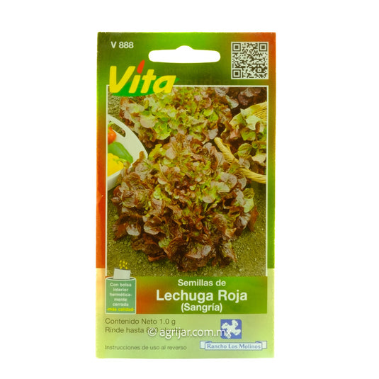 SEMILLA HORT DE LECHUGA ROJA (SANGRIA)