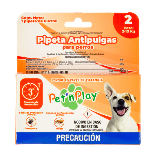 PIPETA ANTIPULGAS ETAPA 2 (AZ)