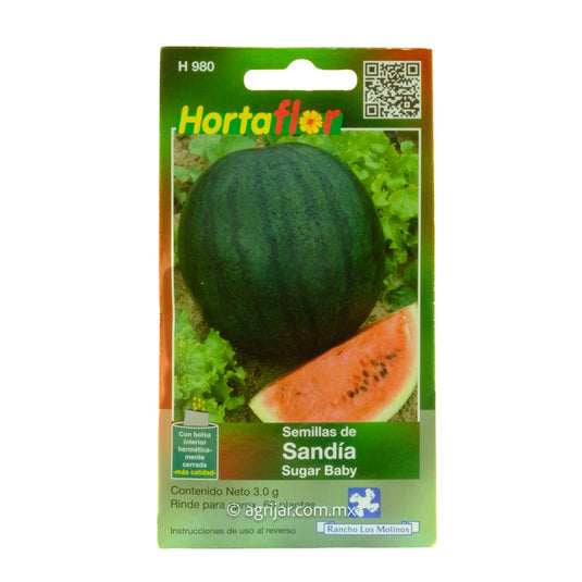 SEMILLA HORTAFLOR DE SANDIA SUGAR BABY