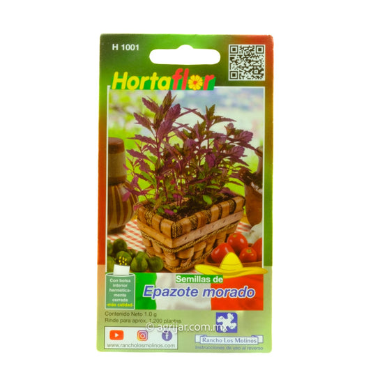 SEMILLA HORTAFLOR DE EPAZOTE MORADA