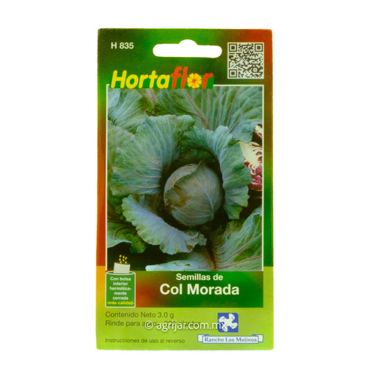 SEMILLA HORTAFLOR DE COL MORADA