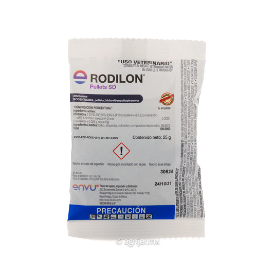 RODILON PELLETS DE 25 GRAMOS (AZ)