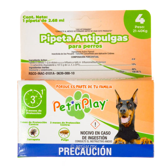 PIPETA ANTIPULGAS ETAPA 4 (AZ)