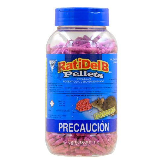 RATIDEL PELLETS DE 500 GRAMOS (AZ)