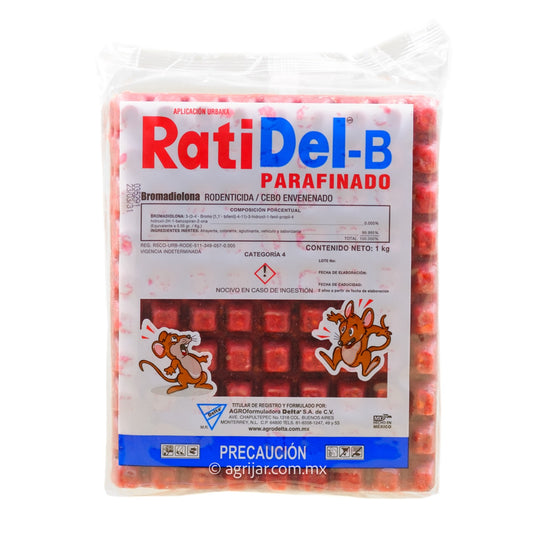 RATIDEL PARAFINADO BARRA DE 1 KG (AZ)