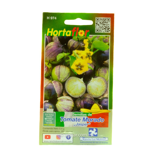 SEMILLA HORTAFLOR TOMATE MORADO JASPER